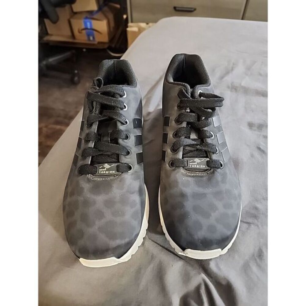 Adidas Zx‎ Flux B24385 Running Training Shoes Black/White Women Size US 8